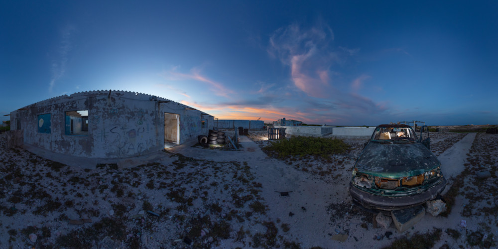 Panorama - Car Wreck at the Shrimp Factory